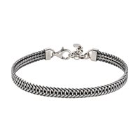 Bracciale Amen Uomo Hipster in Argento BRUCA2B - BRUCA2B